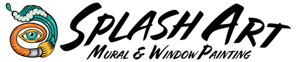 Splash Art Mural and Window Painting